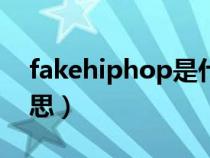 fakehiphop是什么意思（hiphop是什么意思）