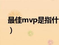 最佳mvp是指什么意思（mvp是指什么意思）