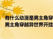 有什么动漫是男主角穿越异世界开挂的动漫（有什么动漫是男主角穿越异世界开挂）