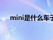 mini是什么车子（mini车是什么牌的）