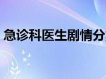 急诊科医生剧情分集介绍（急诊科医生剧情）