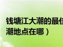 钱塘江大潮的最佳观景地（钱塘江大潮最佳观潮地点在哪）