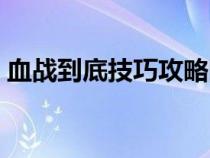 血战到底技巧攻略图解（血战到底技巧攻略）