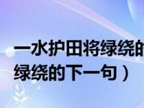 一水护田将绿绕的下一句诗句是（一水护田将绿绕的下一句）