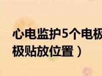 心电监护5个电极贴法护理视频（心电监护电极贴放位置）