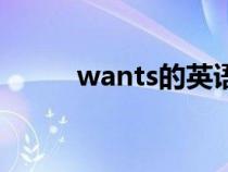 wants的英语（wants英文解释）