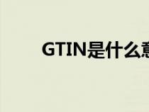 GTIN是什么意思（GT是什么意思）