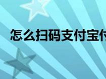 怎么扫码支付宝付款（支付怎么扫码支付）