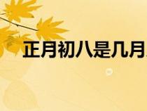 正月初八是几月几日（正月是几月几日）