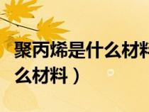 聚丙烯是什么材料对人体有害吗（聚乙烯是什么材料）