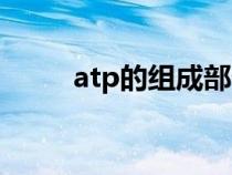 atp的组成部分（atp由什么组成）