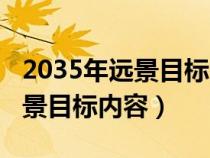 2035年远景目标内容是什么视频（2035年远景目标内容）