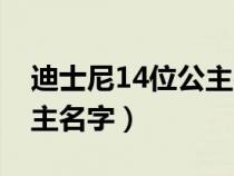 迪士尼14位公主名字及图片（迪士尼14位公主名字）