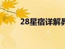 28星宿详解昴日鸡（28星宿详解）