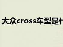 大众cross车型是什么（大众cross是什么车）