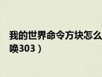 我的世界命令方块怎么召唤闪电（我的世界命令方块怎么召唤303）