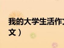 我的大学生活作文1000字（我的大学生活作文）