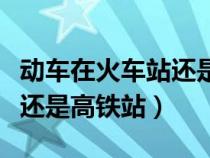 动车在火车站还是高铁站接人（动车在火车站还是高铁站）