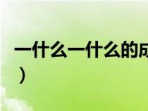 一什么一什么的成语一（一什么一什么的成语）