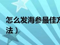 怎么发海参最佳方法如下（怎么发海参最佳方法）