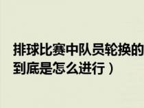 排球比赛中队员轮换的顺序是什么（排球比赛队员位置轮换到底是怎么进行）