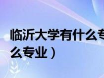 临沂大学有什么专业的研究生（临沂大学有什么专业）