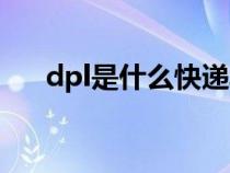 dpl是什么快递单号（dpl是什么快递）