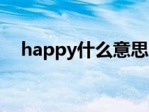 happy什么意思中文（happy什么意思）