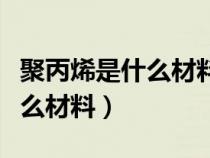 聚丙烯是什么材料对人体有害吗（聚丙烯是什么材料）