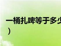 一桶扎啤等于多少升（一桶扎啤相当于多少瓶）