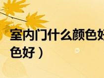 室内门什么颜色好耐看又实用（室内门什么颜色好）