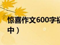 惊喜作文600字初中作文（惊喜作文600字初中）