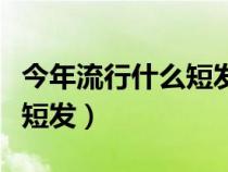 今年流行什么短发烫发型图片（今年流行什么短发）