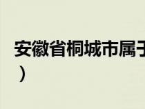 安徽省桐城市属于哪个市（桐城是安徽哪个市）