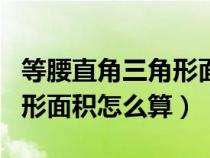 等腰直角三角形面积公式大全（等腰直角三角形面积怎么算）