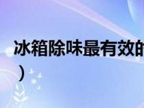 冰箱除味最有效的方法（冰箱除霜最快的方法）