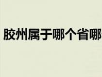 胶州属于哪个省哪个市（胶州属于哪个城市）