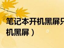 笔记本开机黑屏只有一个鼠标箭头（笔记本开机黑屏）