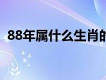 88年属什么生肖的最佳配偶（88年属什么）