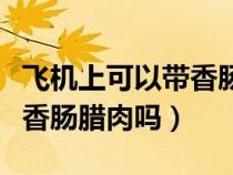 飞机上可以带香肠腊肉吗国内（飞机上可以带香肠腊肉吗）