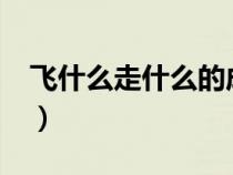 飞什么走什么的成语?（飞什么走什么的成语）