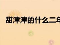 甜津津的什么二年级下册（甜津津的什么）