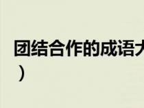 团结合作的成语大全四个字（团结合作的成语）