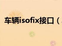 车辆isofix接口（车上的isofix接口长啥样）