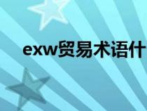 exw贸易术语什么意思（exw贸易术语）