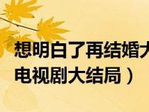 想明白了再结婚大结局视频（想明白了再结婚电视剧大结局）