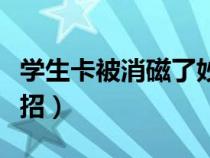 学生卡被消磁了妙招视频（学生卡被消磁了妙招）