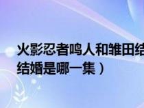 火影忍者鸣人和雏田结婚是哪一集?（火影忍者鸣人与雏田结婚是哪一集）