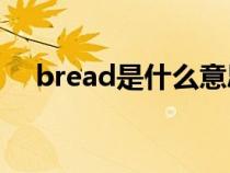 bread是什么意思（eraser是什么意思）