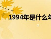 1994年是什么年号（1994年是什么年）